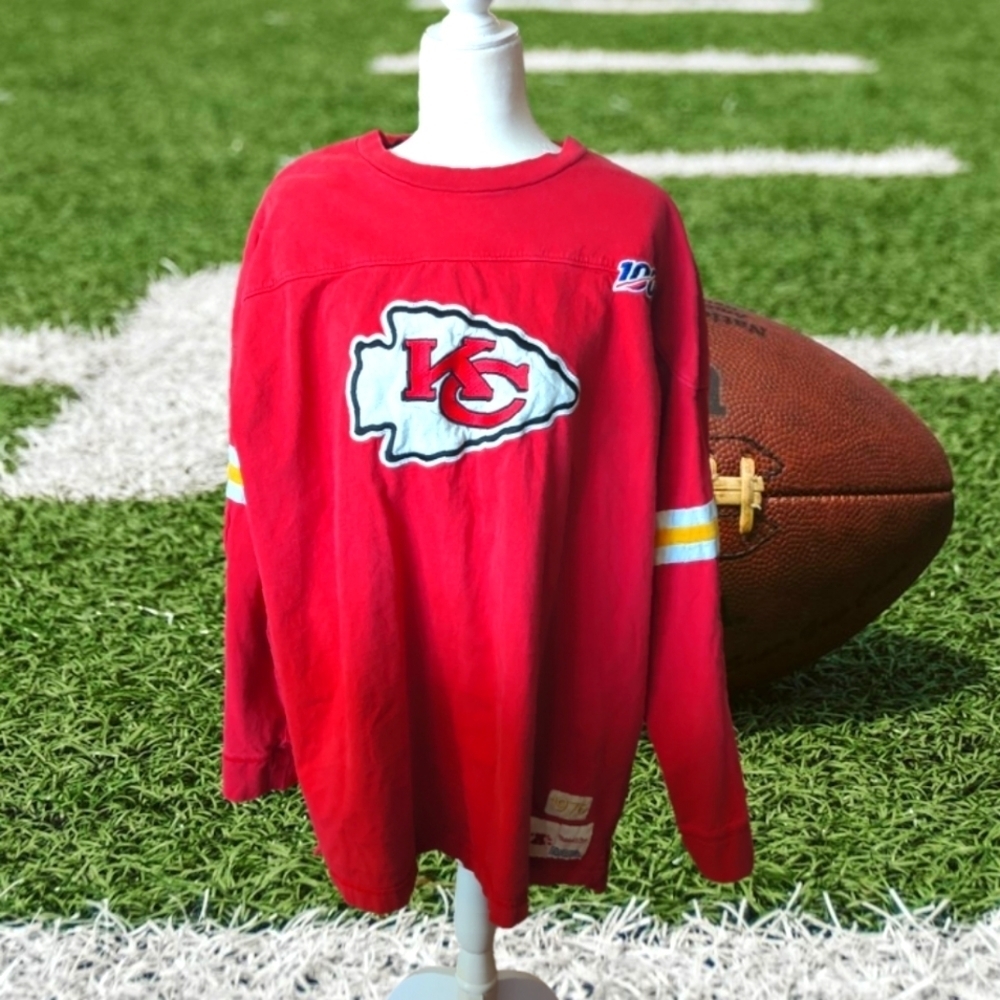 Mitchell & Ness Red Kansas City Chiefs Jersey